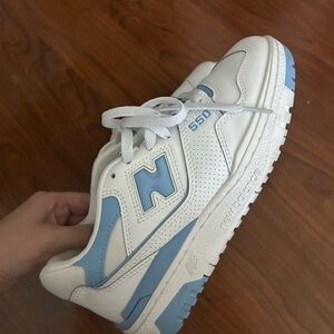 New Balance 550 Women’s White and Blue Sneakers
